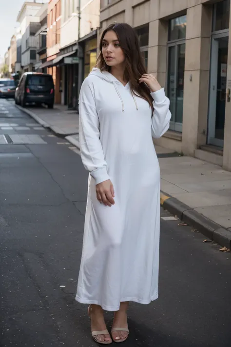 oversized, vestido largo, buzo, casual, mangas largas, con bolsillo, asimetrico, mujer plus size, holgado, vestido largo, cuerpo completo, invierno, maxi vestido con tajos laterales, tunica, moderna, futurista, Design, hoodie long maxi, huge sleeves, trend...