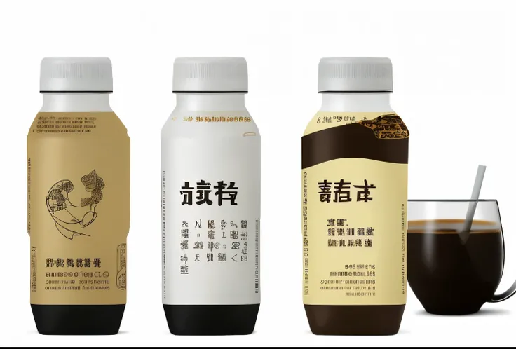 Change the coffee position to C position，Wahaha is replaced by Xianren Alley，Generate a similar drink bottle