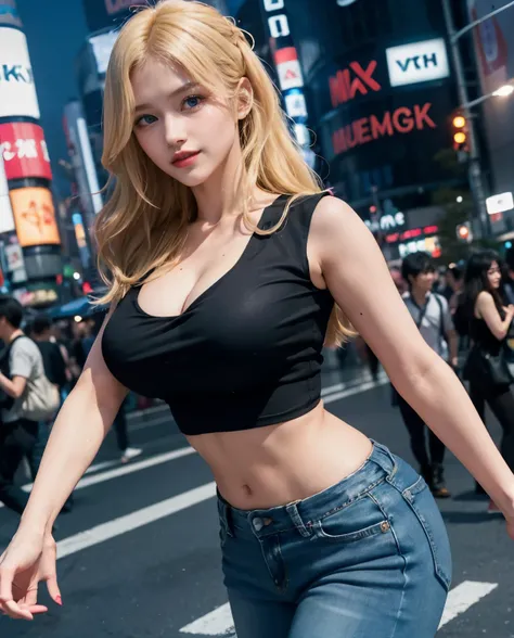 1girl, (Blue eyes), (Smile), (Sana Minatozaki), wide hips, Big ,very big ass, (Best Quality, 8k, Masterpiece: 1.3), perfect hands, Clear Focus: 1.2, Perfect Body Beauty: 1.4, Slender Abs: 1.2, Highly detailed face and skin texture, detailed eyes, double ey...