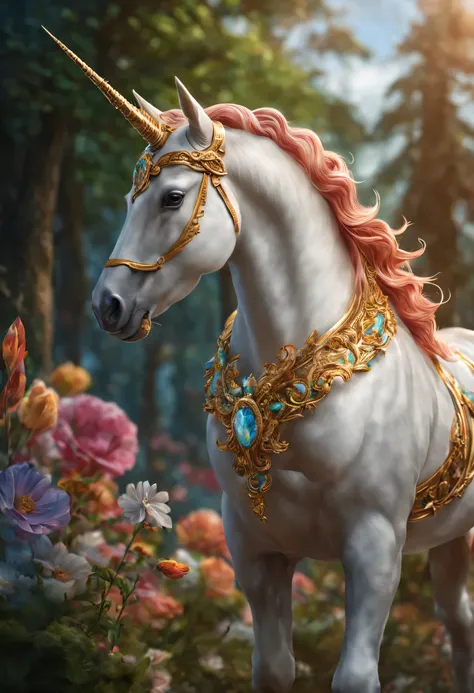 unicorn,  heaven, beautiful, Super detailed, ultimate detail, Astonishing details, Super sharp details, superb, (masterpiece:1.2), intricate details, best quality, high quality, Rich、Energetic、vivid colors, 超high resolution, movie stills, 4k, 8K Ultra HD, ...