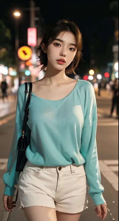 (best quality,16,000,high resolution,masterpiece:1.2),very detailed,(realistic,realistic,realistic:1.37),Korean Fashion Beauty,Japanese and Korean beauties,Cute and innocent,Detailed eyes and face,Short hair,beautiful and delicate lips,white teeth,long eye...