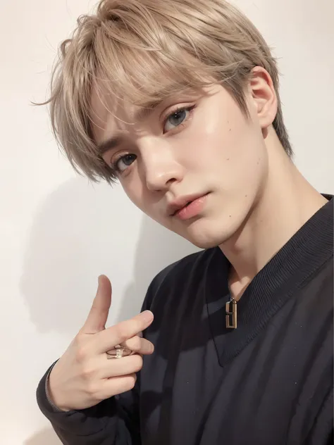 imagem arafada de um homem com uma camisa preta e uma camisa preta, Jiminthe full lips, Jimin, Jimino nariz grego, park Jimin, Jiminthe right eyelid is swollen, accurate Jimin face, Cai Xukun, hyung tae, Jungkook, Jung Jaehyun, taejune kim, Yoongi de cabel...