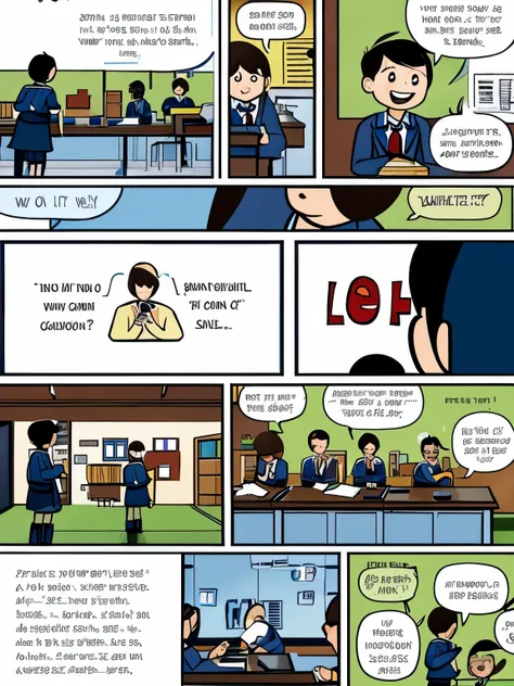 Make a school inclusion comic 