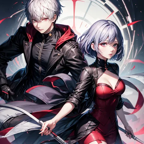 Ken Kaneki con Touka Nirishima junto de Tokyo Ghoul 1060X1500