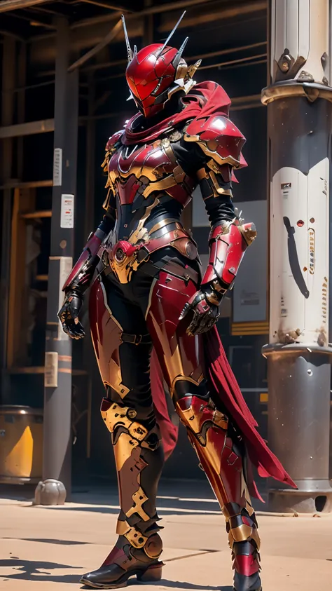 a woman adorned in fantasy-style full-body armor, a crown-concept fully enclosed helmet that unveils only her eyes, a composite ...