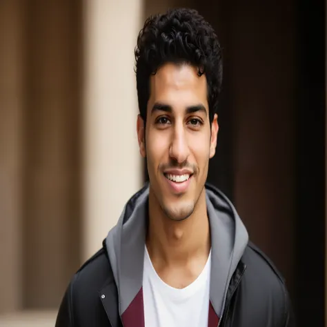 arafed young man with a black jacket and a white shirt, riyahd cassiem, headshot profile picture, closeup headshot, headshot photo, closeup headshot portrait, headshot photograph, mid shot portrait, headshot portrait, amr elshamy, mohamed chahin, sam nasso...