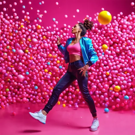 create an image demonstrating the style of ((Bubblegum Dance)) style, hyper realism, 8k high definition, vibrant colors, sharp focus, insanely detailed