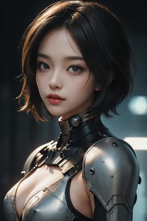 NSFW(((masterpiece))), (((Best Quality))), ((Ultra-detailed)), (extremely detailed photo), ((extremely delicate and beautiful)),(Cute delicate face), an image of cyberpunk, steampunk, sci-fi, cyberpunk fan art, cyberpunk hd wallpaper, cyberpunk art, cyberp...