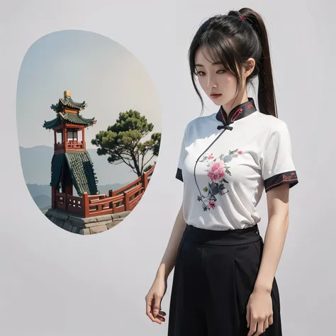 New Chinese style short sleeve design