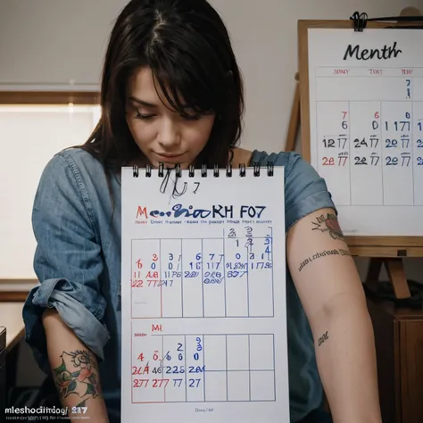 Create a calendar for the month of March for a tattoo quote Appear in every day, but unavailable days are marked on all even days and days 01,03,05,17 would be unavailable