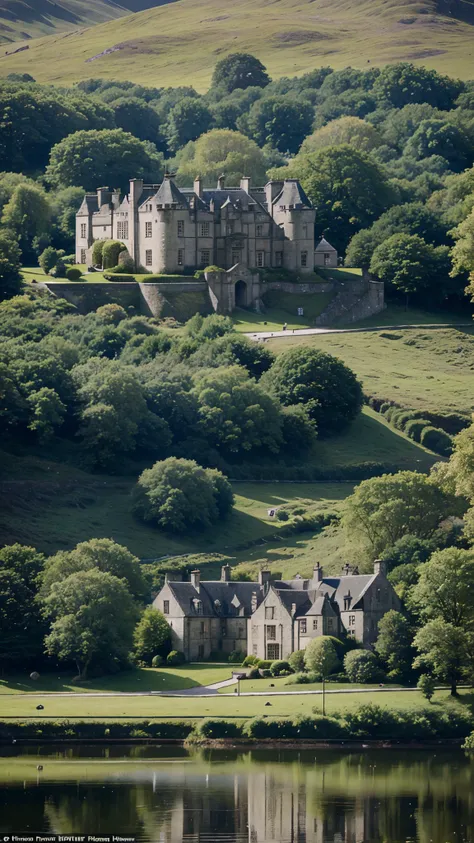 Set on a 500-acre Scottish Highlands estate, this authentic 15th century castle includes crenelated towers, manicured gardens, a private loch for boating, and scenic highland hills and forests.