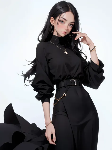 makeup, mascara, The lips are soft or colored, plain black background, minimalism, monotonous, Simple color palettes, puro, Clear design, Flowing silhouettes, skirts and tight trousers, High-waisted skirts and trousers, Simple dresses, Sbikini, asymmetric,...