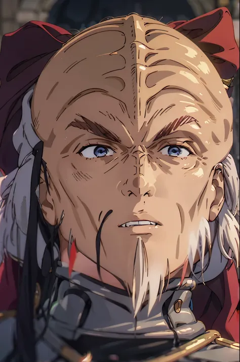 fullbody fullframe wz_sousou_no_frieren_style klingon male forehead ridge thick eyebrows dark skin