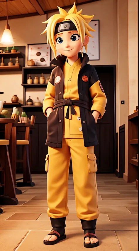 Naruto, cafe sushi