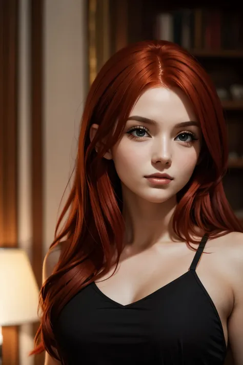 red hair young woman