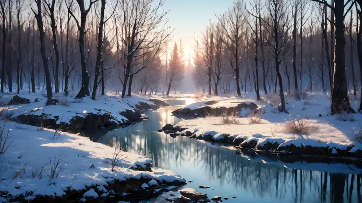 (best quality,4k,8k,highres,masterpiece:1.2),ultra-detailed,(realistic,photorealistic,photo-realistic:1.37),snow and ice,transparent frozen lake,graceful and fierce icy dragon,ready to take off, wide wing strokes,girl, black hair (Tifa Lockhard from final ...