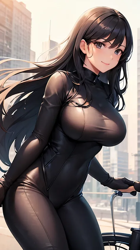 ((masterpiece, Best Quality)), ((hight resolution)), (photos realistic), Best Shadow, high detailing, Very detailed, (nice hand, Perfect hands), (Face Focus:1.2), ((1 girl)), Beautiful Girl, 18 years old, (black long Hair:1.5), (big breasts:1.3), (view fro...