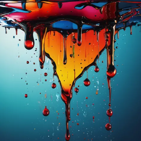 create an image demonstrating the style of ((Dripping art)) style, hyper realism, 8k high definition, vibrant colors, sharp focus, insanely detailed