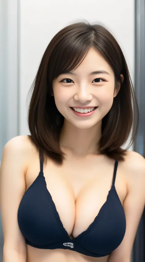 Japanese ),((beautiful girl)),cleavage,An expression that imagines something pleasant:1.2,(perfect body beauty:1.2),((perfect body)),(shy smile),beautiful teeth,