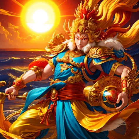 Sun Wukong，，Guan yin，Ocean