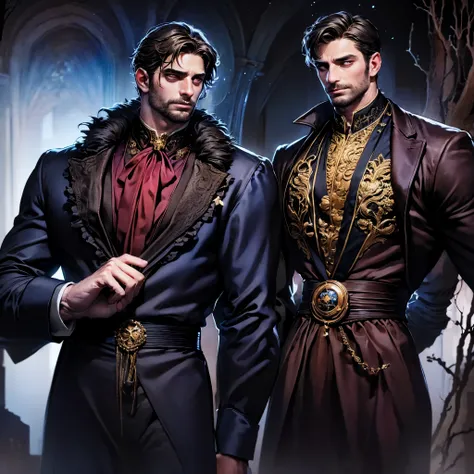 Yusuf, the charismatic vampire, resides in his secluded castle, surrounded by luxury and mystery. With piercing eyes and well-defined features, he exudes elegance and charm. The Gothic architecture and opulent furnishings add to the castles allure. Dressed...