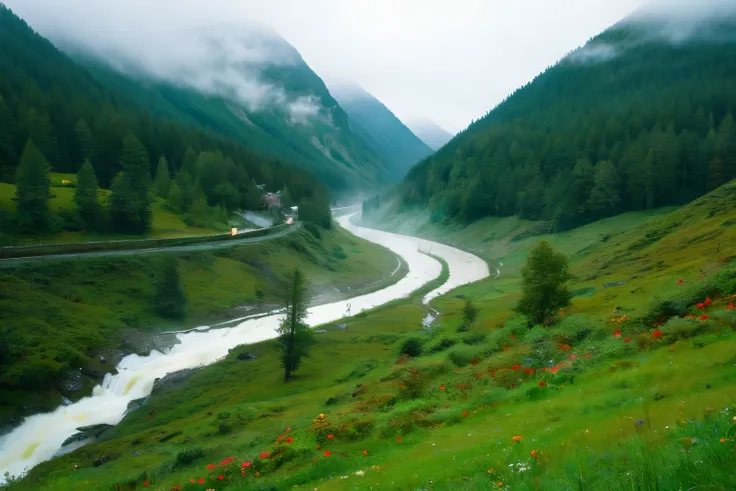 Enchanting misty valleys