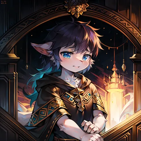 Adorable Young Boy in a Fantasy Realm, Intimate Portrait, Enchanted Lock, Magnificent Dragon

A captivating close-up photo of a cute little boy, lost in a whimsical fantasy world, showcases a mesmerizing enchanted lock with intricate designs. The boys capt...