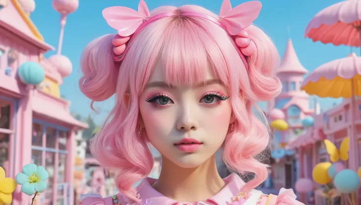 create an image demonstrating the style of ((Fairy Kei)) style, hyper realism, 8k high definition, vibrant colors, sharp focus, insanely detailed