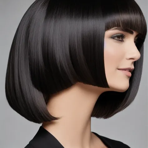 Blunt bob cut