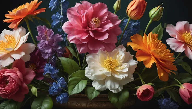 create an image demonstrating the style of ((Floral Academia)) style, hyper realism, 8k high definition, vibrant colors, sharp focus, insanely detailed