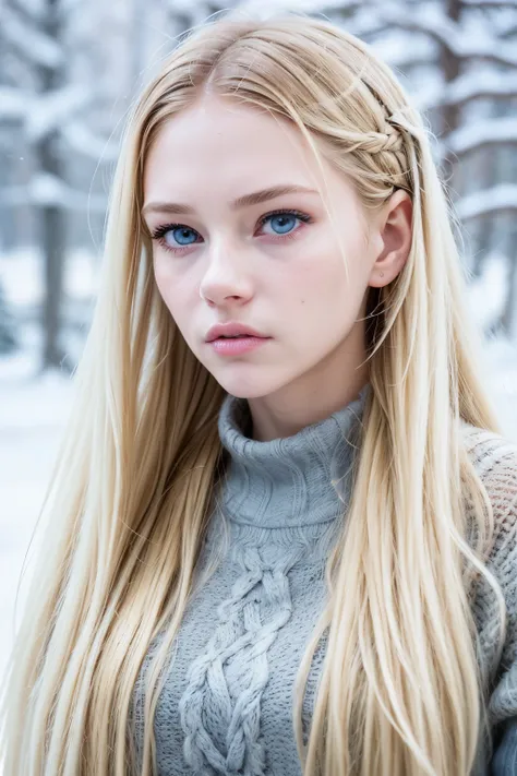 ((AlexiaThompson01R face)). Against a white wall, the face of AlexiaThompson01R, a 12-year-old , emerges with a mixture of sadness and determination. Her blonde hair, framed by the snow falling outside, falls in delicate curls over her shoulders, while her...