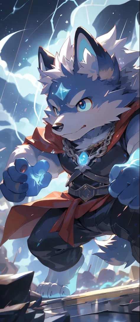 Anthro((dramatic))epic, dynamic pose, One scene of movie, An extreme perspective with a powerful composition, absurdres, Perfect Anatomy, magnificent picture of kemono fighting fierce battles, (ultra detailed), sharp focus, niji, eyesgod, black eye, furry,...