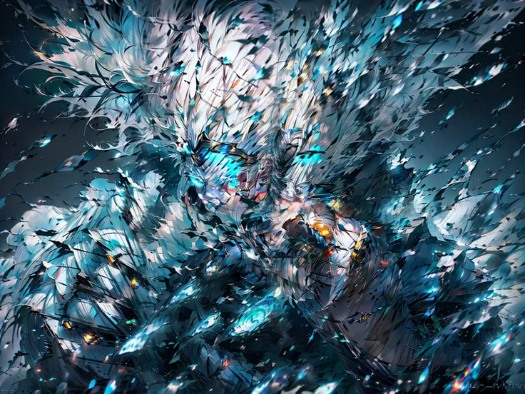 Close-up of a man with white hair and a black jacket, anime cover, guweiz style artwork, pixiv, illustration anime, guweiz on pixiv artstation, guweiz, Stunning digital art, Guweiz on ArtStation Pixiv, author:Kikukawa Eizan, Digital art on pixiv