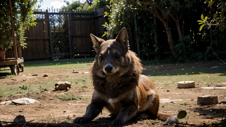 Um vale com muitas arvores, animais estra terreno ao fundo