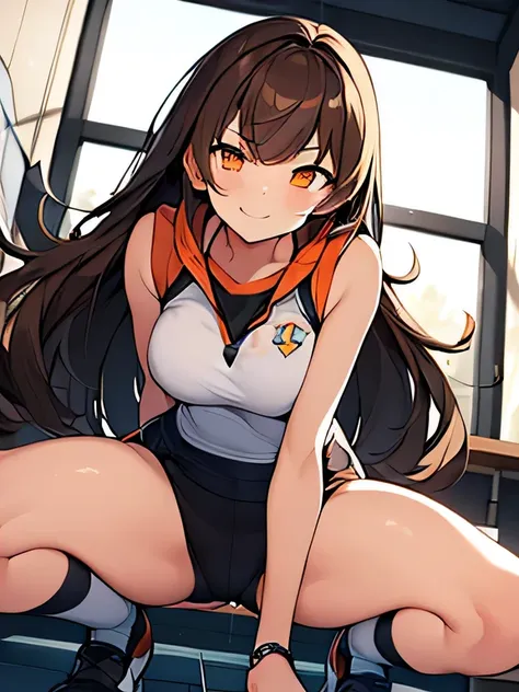 (((1 girl))), ((Best quality)), ((Masterpiece)), ((ultra detailed)), (Illustration), (Detailed light), (Very gentle and beautiful), (beautiful detailed eyes), (Sunbeam), ((extremely light)),  ((very clothes)), (((hyper detail)))

(((sports uniform))),
,

w...