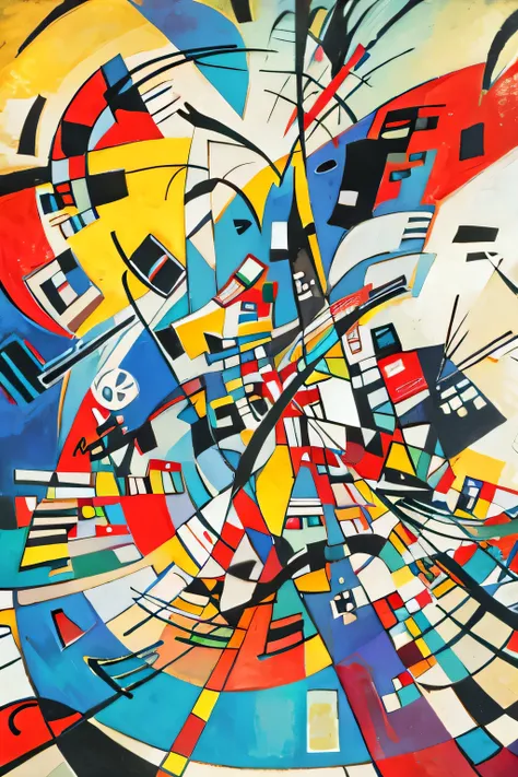 a picture hanging in the room, Written by Kandinsky, reddit, orphism, 🔥 😎 🕹️ 👀 :2, The twisted turn of the abstraction of fate, Trending on Wikiart, surreal sonic the hedgehog