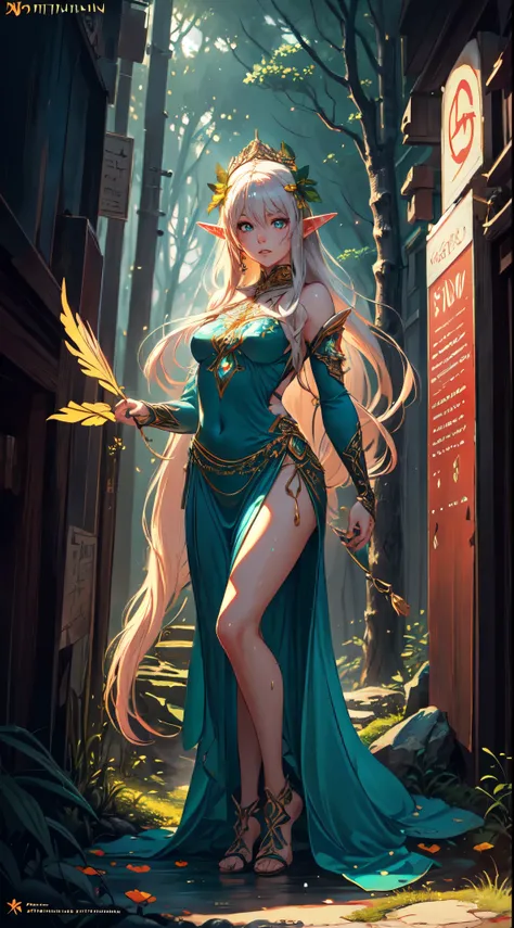 a woman, detailed face, detailed eyes, detailed hands, neon color, with long hair and a blue dress standing in a forest, extremely detailed artgerm, fanart best artstation, detailed digital anime art, 8k high quality detailed art, anime fantasy artwork, ep...