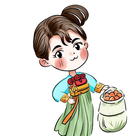 国风简笔Q版