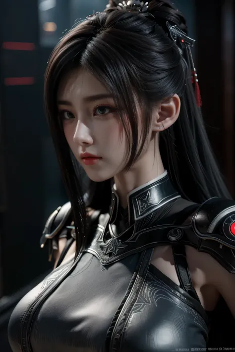 Masterpiece,Game art,The best picture quality,Highest resolution,8K,(Portrait),Unreal Engine 5 rendering works,(Digital Photography),((Portrait Feature:1.5)),
20 year old girl,Short hair details,With long bangs,(The red eye makeup is very meticulous),(With...