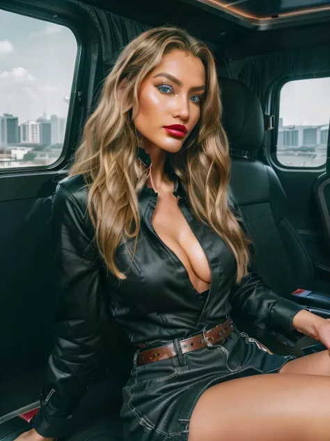Kubanerin Sandra Malek, lockiges blondes Haar, blondes Haar, Lockige haare, (Realistisch:1.5), (Augen Makeup), photoRealistisch, best quality, hyperdetailliert, Beautiful woman with natural blonde Lockige haare, opened his eyes, Full body, Hautstruktur mit...