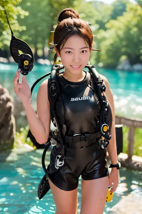 (((scuba diving))), (((jpgnd))), masterpiece, best quality, (1girl), ultra-realistic capture, highly detailed, high resolution 1...