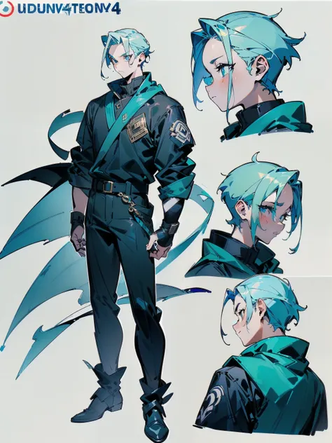 boy, adult face male, rogue, (character concept, character sheet), (multiple view:1.4), (full body:1.36), (multiple views), from...