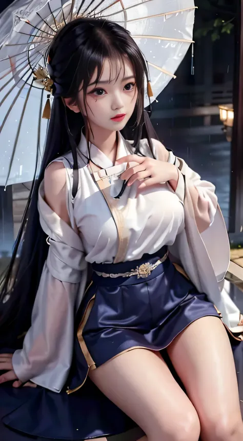 Master quality, highest quality, best picture quality hd 8k, exaggerated details, a godeess 8 year old dress moxin  with a shy expression, slightly squinted eyes, adjusting her hair, long eyelashes (long hair / very, very exaggerated big breasts _ tits / i...