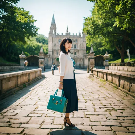 woman in tourism