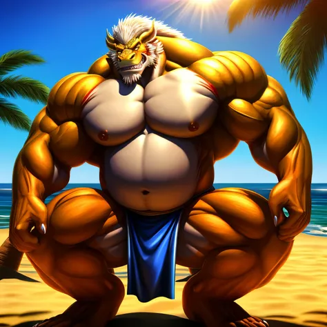  kaido,  eastern dragon king, male dragon, eastern dragon, very big muscles, hulking,  extremely strong, big abdominal muscles, hefty musclegut, pecs, muscular dad body,  Strong and robust musclegut , strong abs, sharp  claws, dragon feet claw, full body, ...