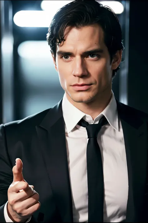 Imagem de henry cavill sendo o 007, James Bond