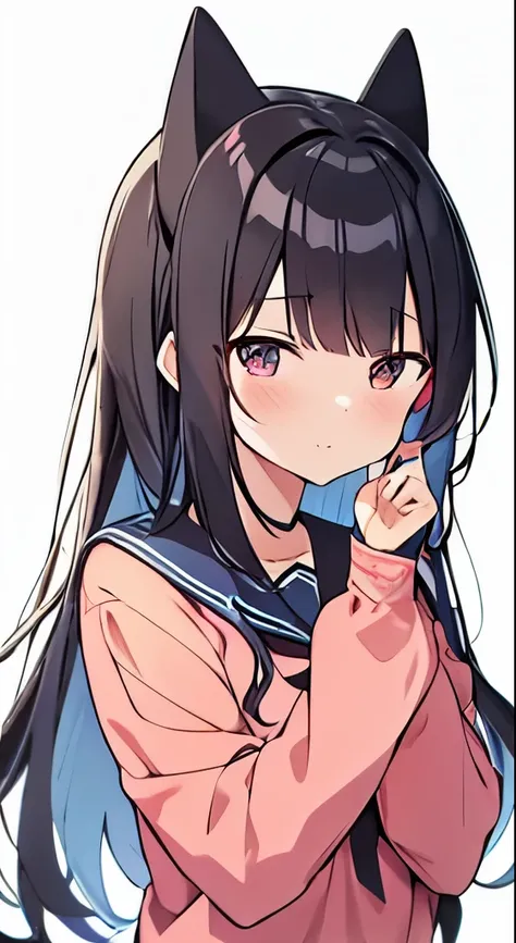 携帯電話を手に持つ青い目のanime girl, anime moe art style, Hololive, 8k!, 8k!!, cute girl anime visual, anime twitter, nagatoro, anime style, Kantai Collection Style, 若いanime girl, iwakura lain, in anime style, anime girl