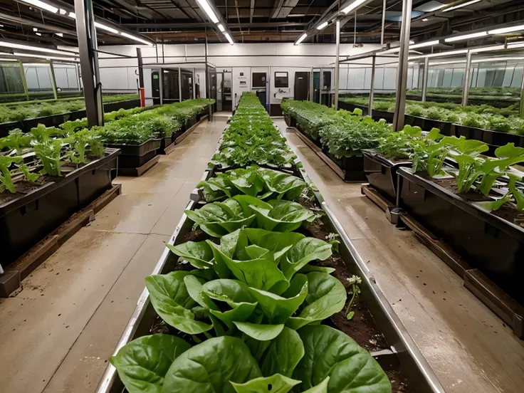  lettuce hydroponics  farm