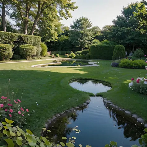 World Famous Island Of Gardenackinac Island Summer Garden Tour Pond