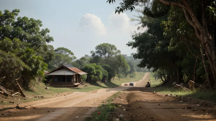 Landscape country in Cambodia